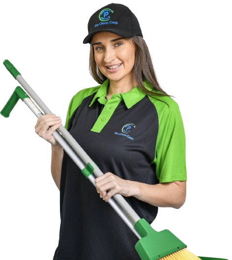 Professional cleaning team ready to help with your cleaning needs